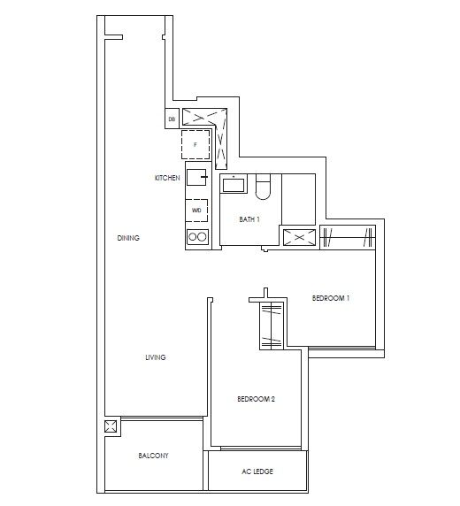 2 bedroom 2 bedroom