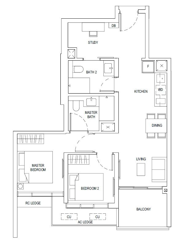 2 bedroom 2 bedroom